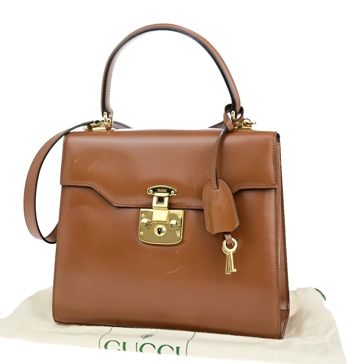Gucci Lady Lock Handbag Travel Bag Lock 8