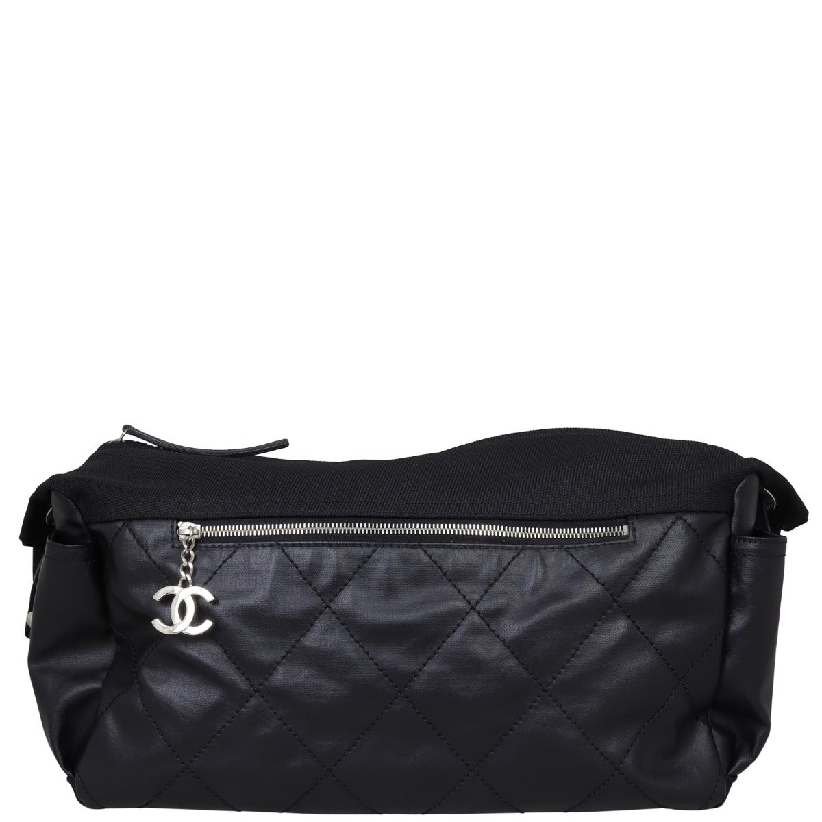 Chanel Paris-Biarritz Shoulder Bag Diamond Black