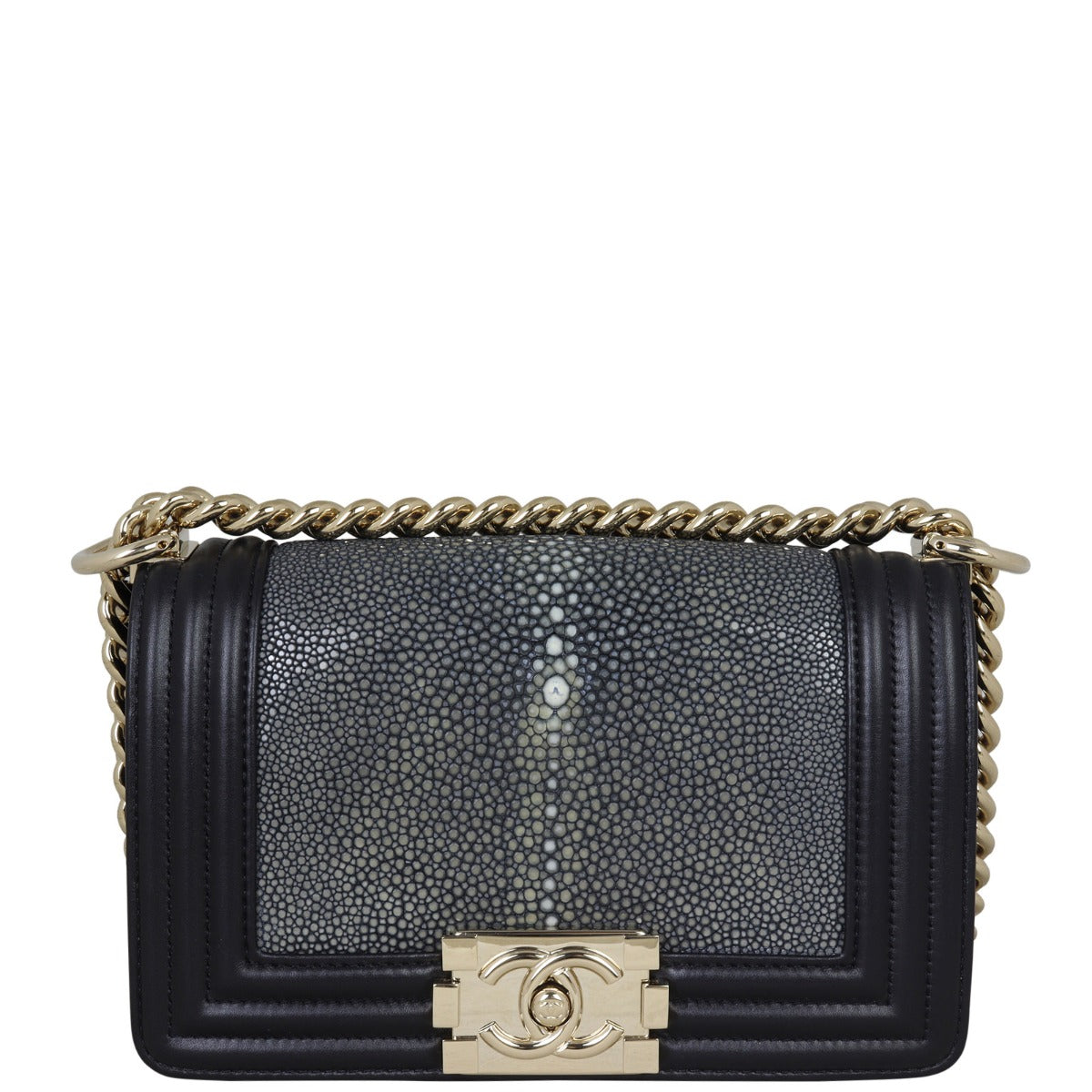Chanel Boy Galuchat 27 Series Handbag Small