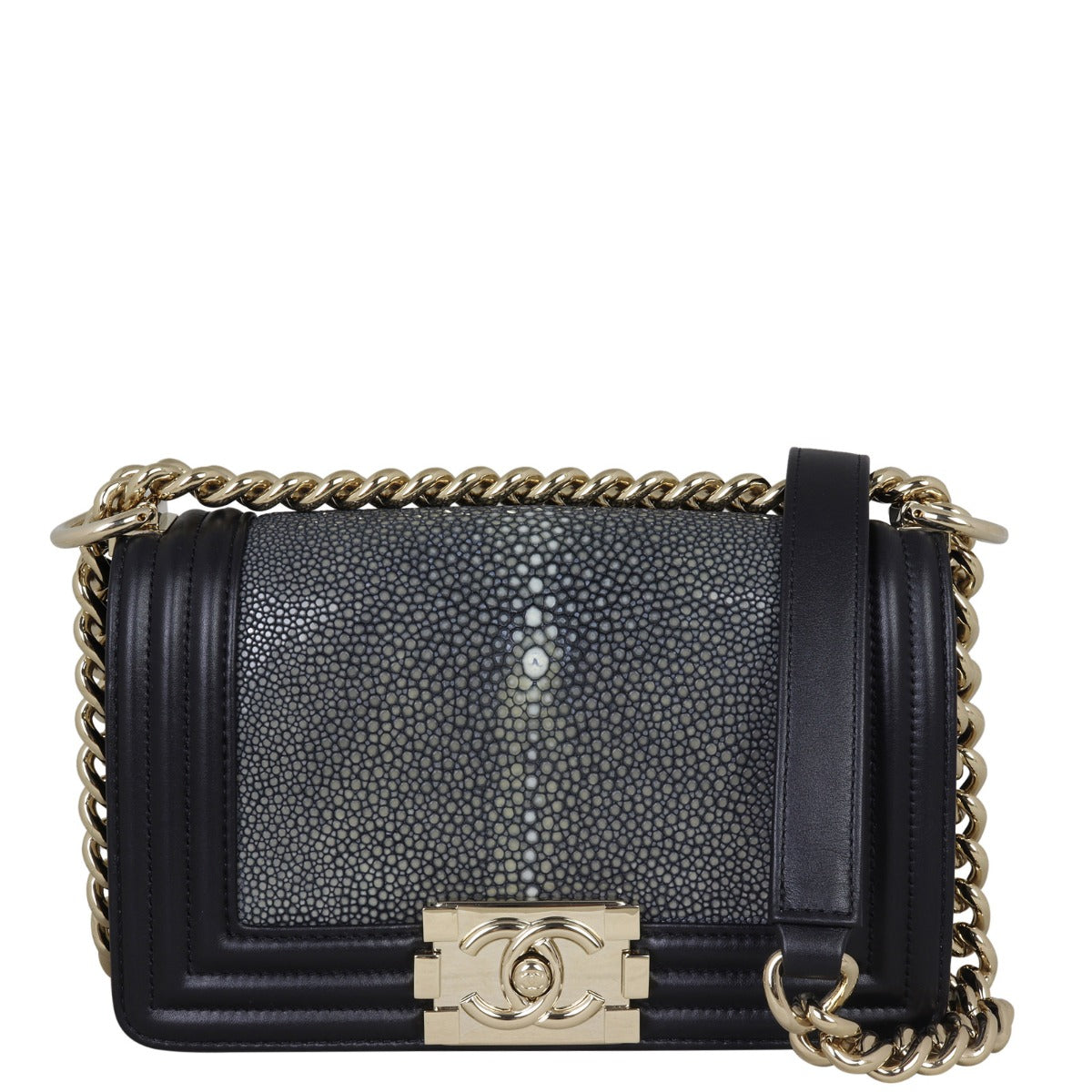 Chanel Boy Galuchat 27 Series Handbag Small