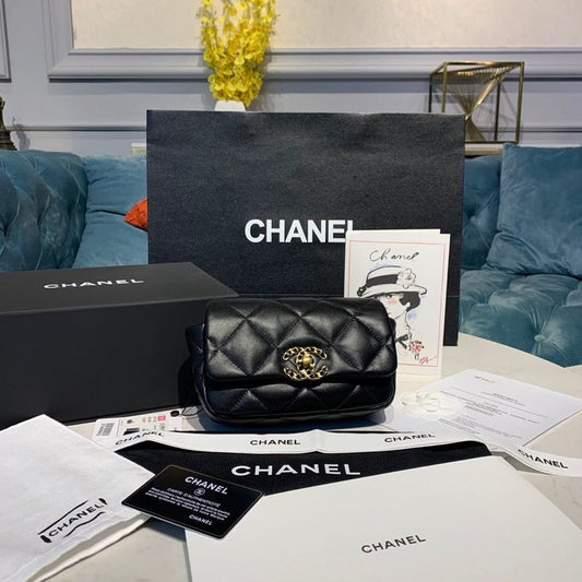 Chanel Waist Black Travel Bag