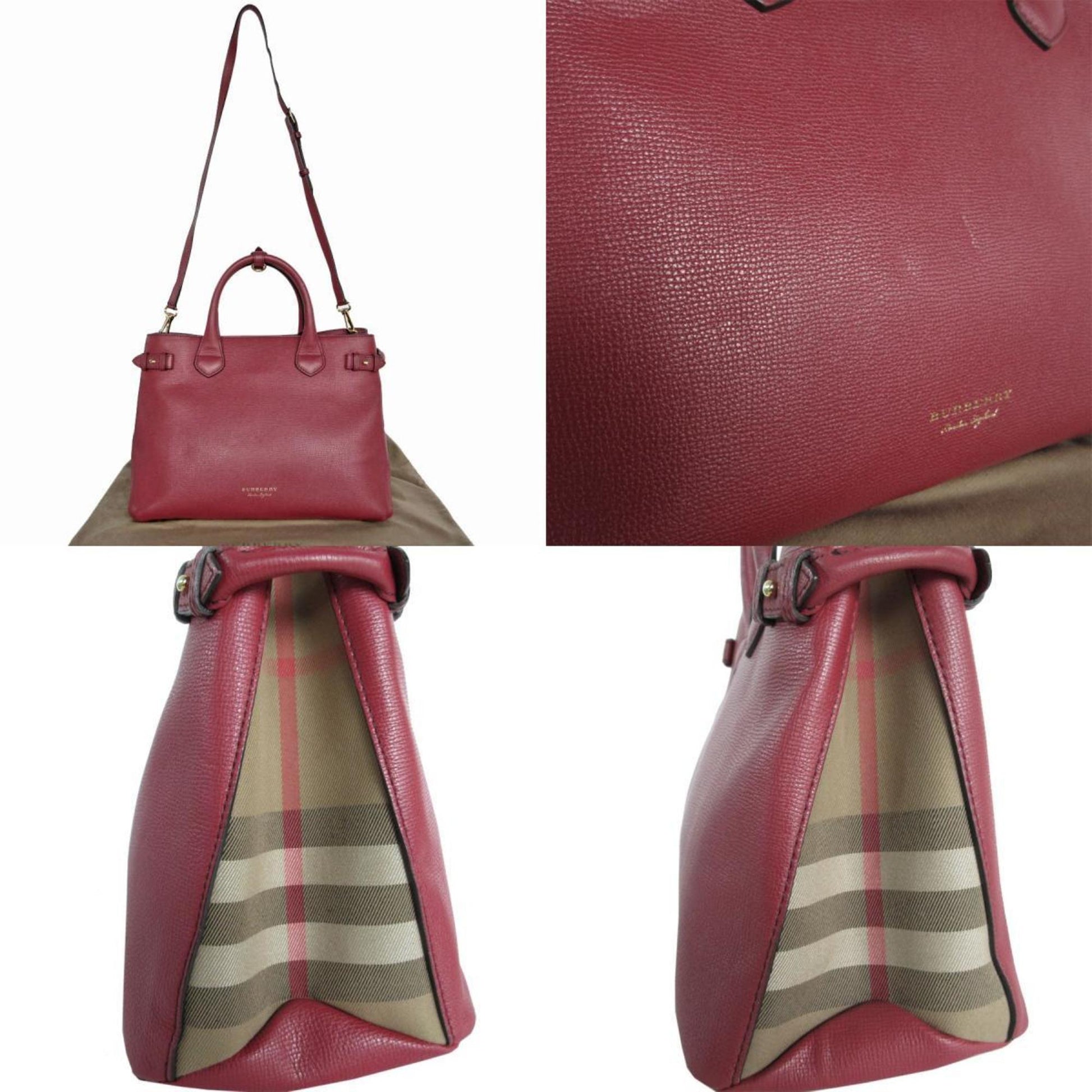 Burberry Luxury Nova Check Handbag Travel Bag Check Handbag 314
