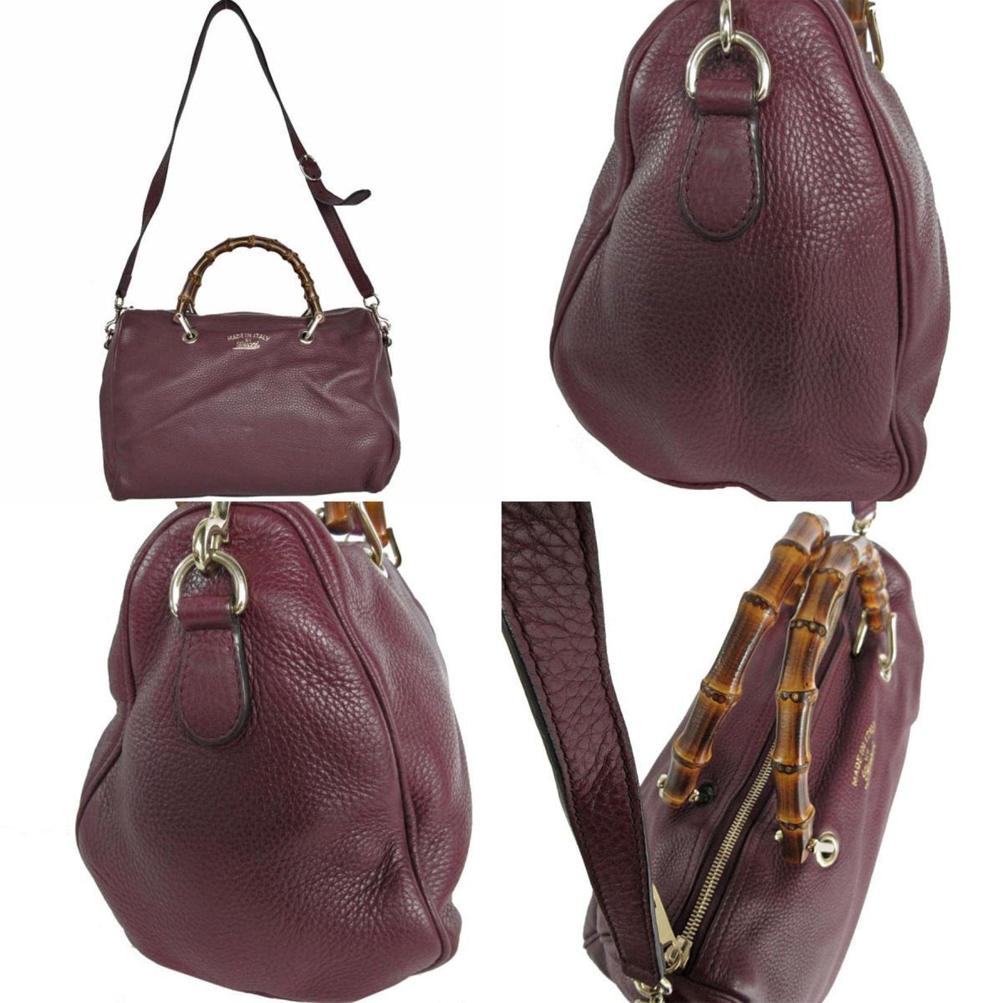 Gucci Bamboo Handbag Travel Bag Bamboo 822