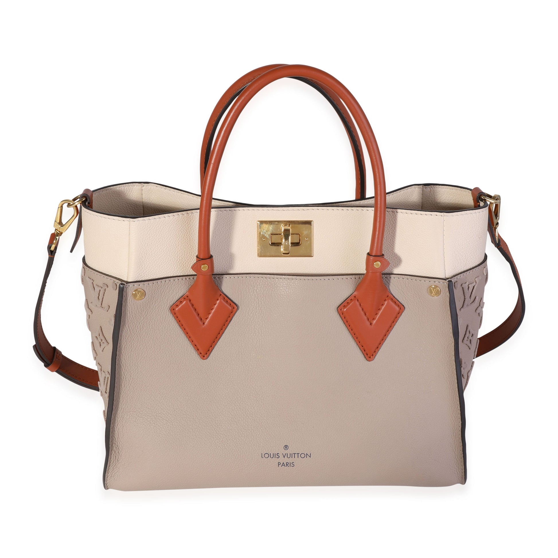 Louis Vuitton Galet & Tufted On My Monogram Calfskin Tote Bag