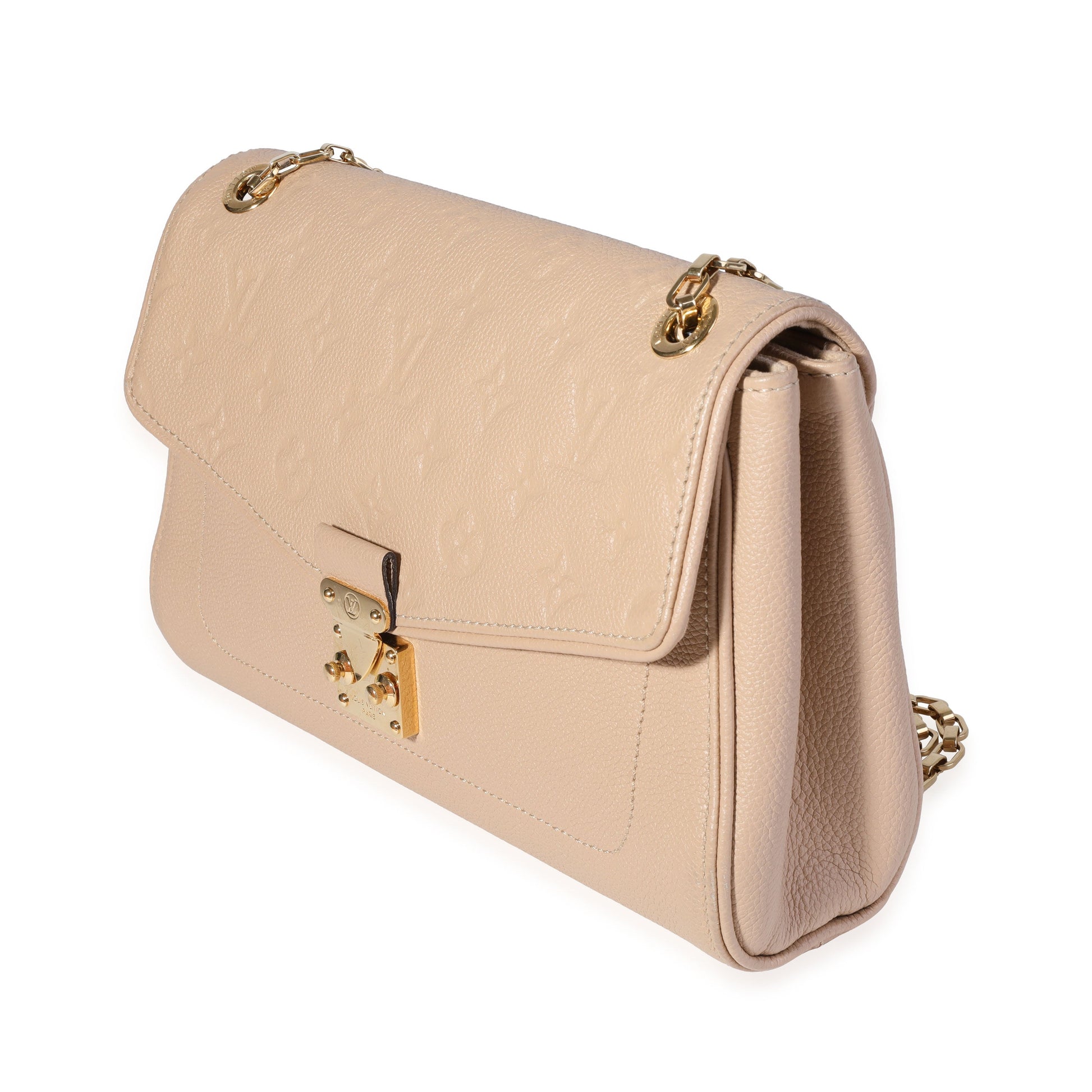 Louis Vuitton Empreinte Saint-Germain Monogram Beige Handbag