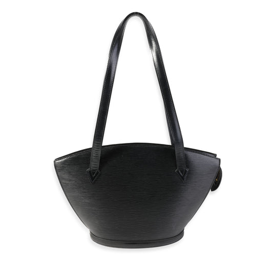 Louis Vuitton Epi Saint Jacques PM Leather Black Handbag
