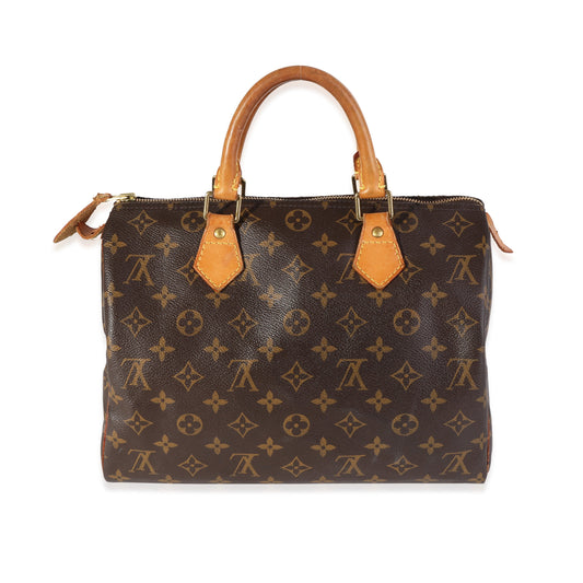 Louis Vuitton Speedy 30 Monogram Canvas Handbag 10
