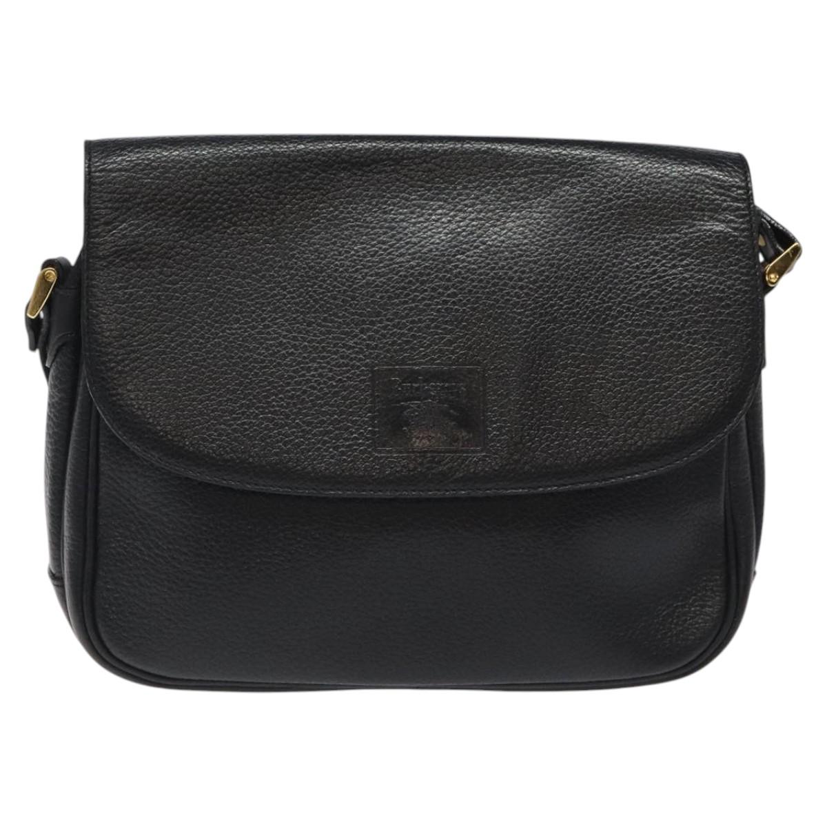 Burberry Shoulder Bag Leather Black Shoulder Bag 55