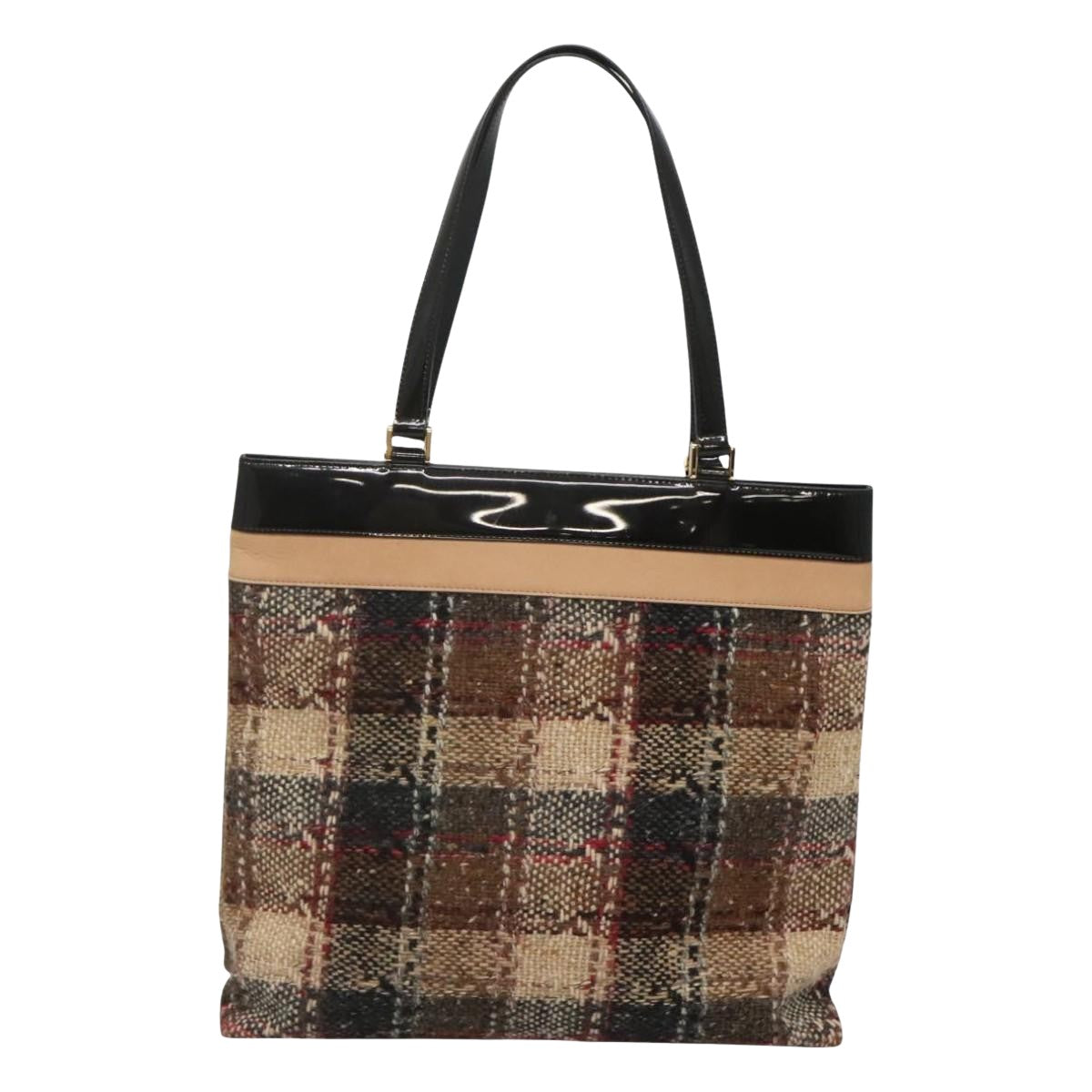 Burberry Wool Tote Bag Beige