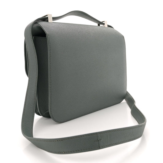 Hermes Epsom Constance Vert Amande Handbag Travel Bag