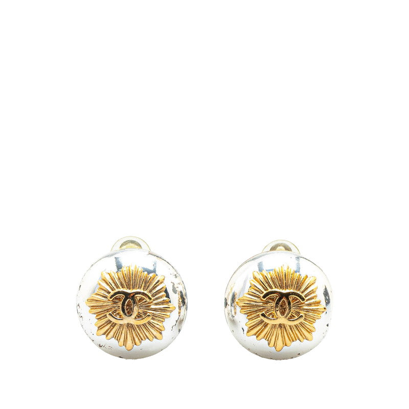Coco Mark Earrings Jewelry Metal Detail