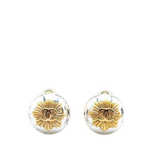 Coco Mark Earrings Jewelry Metal Detail