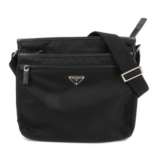Shoulder Bag Triangle Messenger Bag d Nylon Black Logo