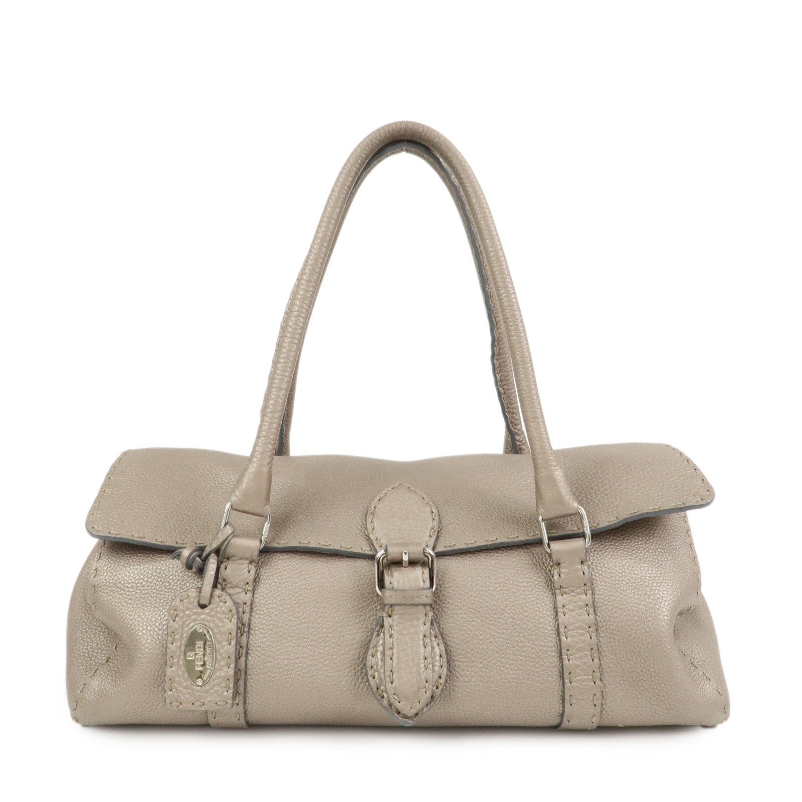 Shoulder Bag Seleria Linda Hand Bag Greige Leather