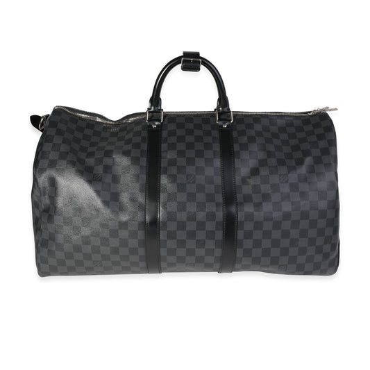 Louis Vuitton Damier Graphite Keepall Bandoulière 55 Handbag