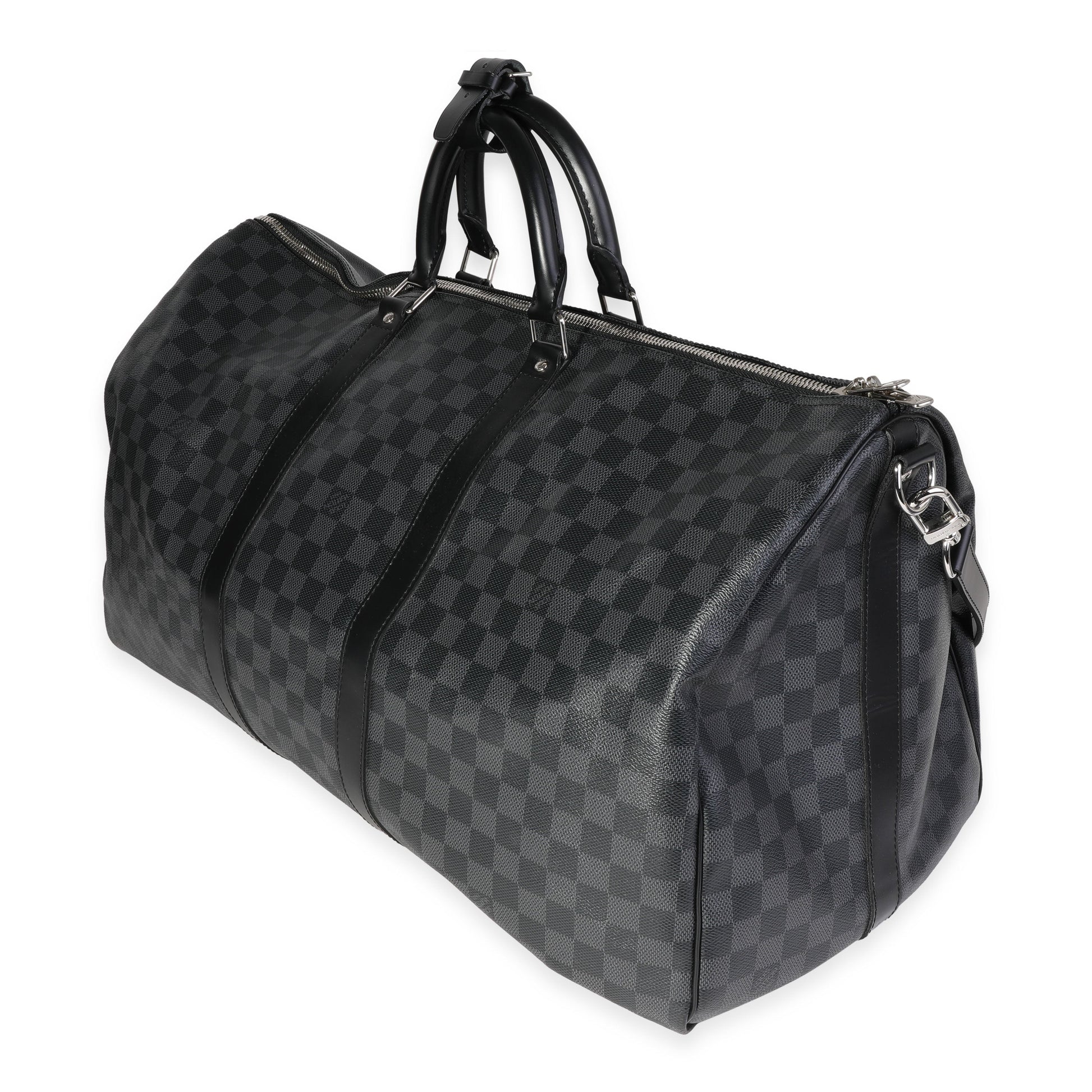 Louis Vuitton Damier Graphite Keepall Bandoulière 55 Handbag