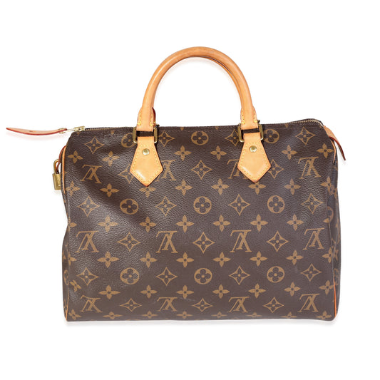 Louis Vuitton Speedy 30 Monogram Canvas Handbag 7