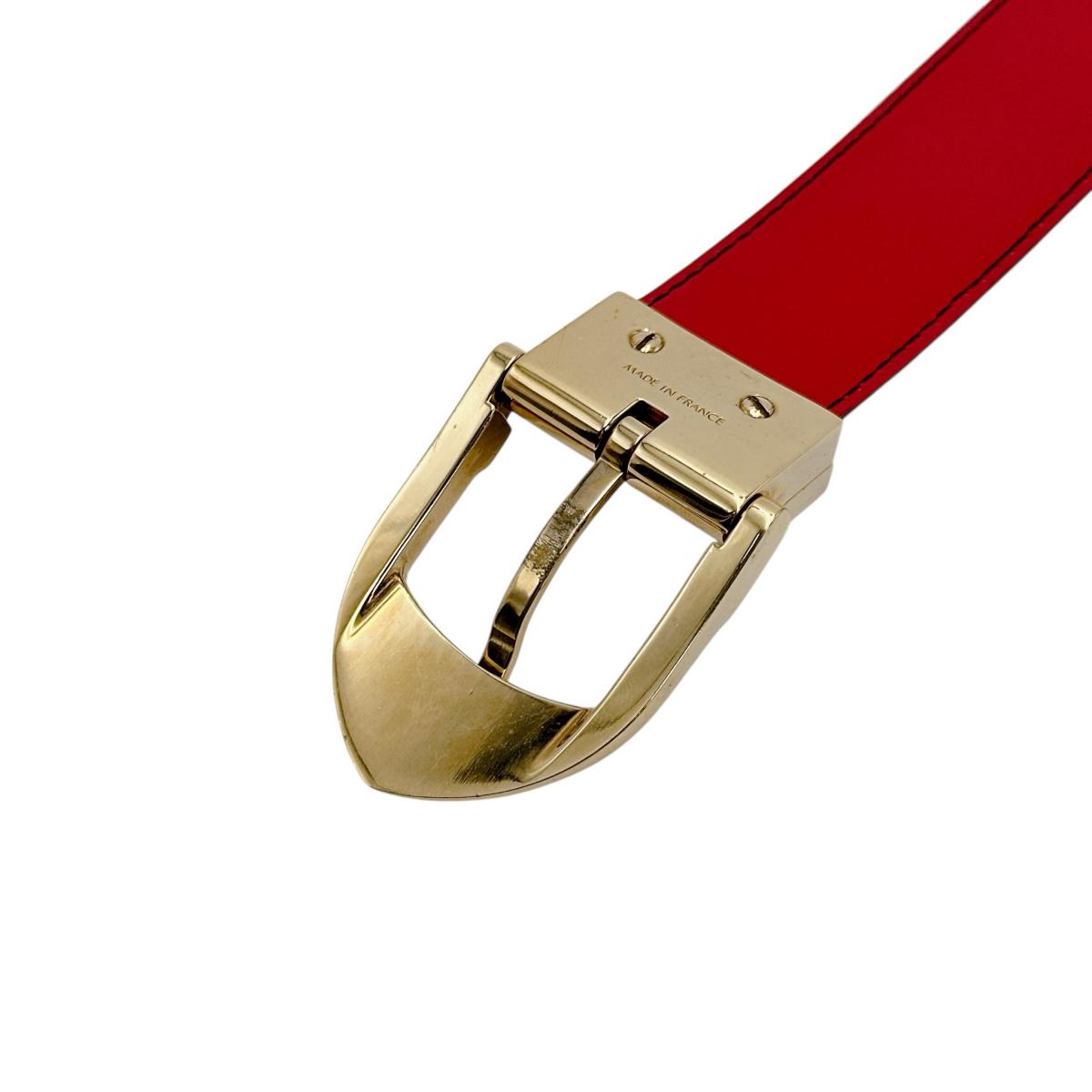 Louis Vuitton Epi Leather Red Belt