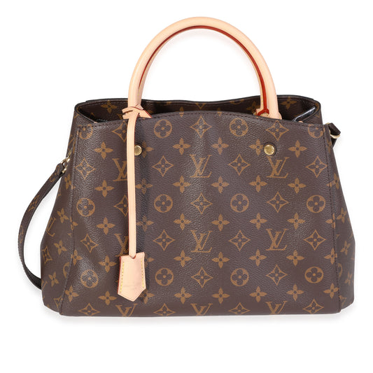 Louis Vuitton Montaigne MM Monogram Canvas Handbag Montaigne Mm