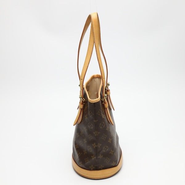 Louis Vuitton M42238 BucketPM Monogram Canvas Brown Tote Bag