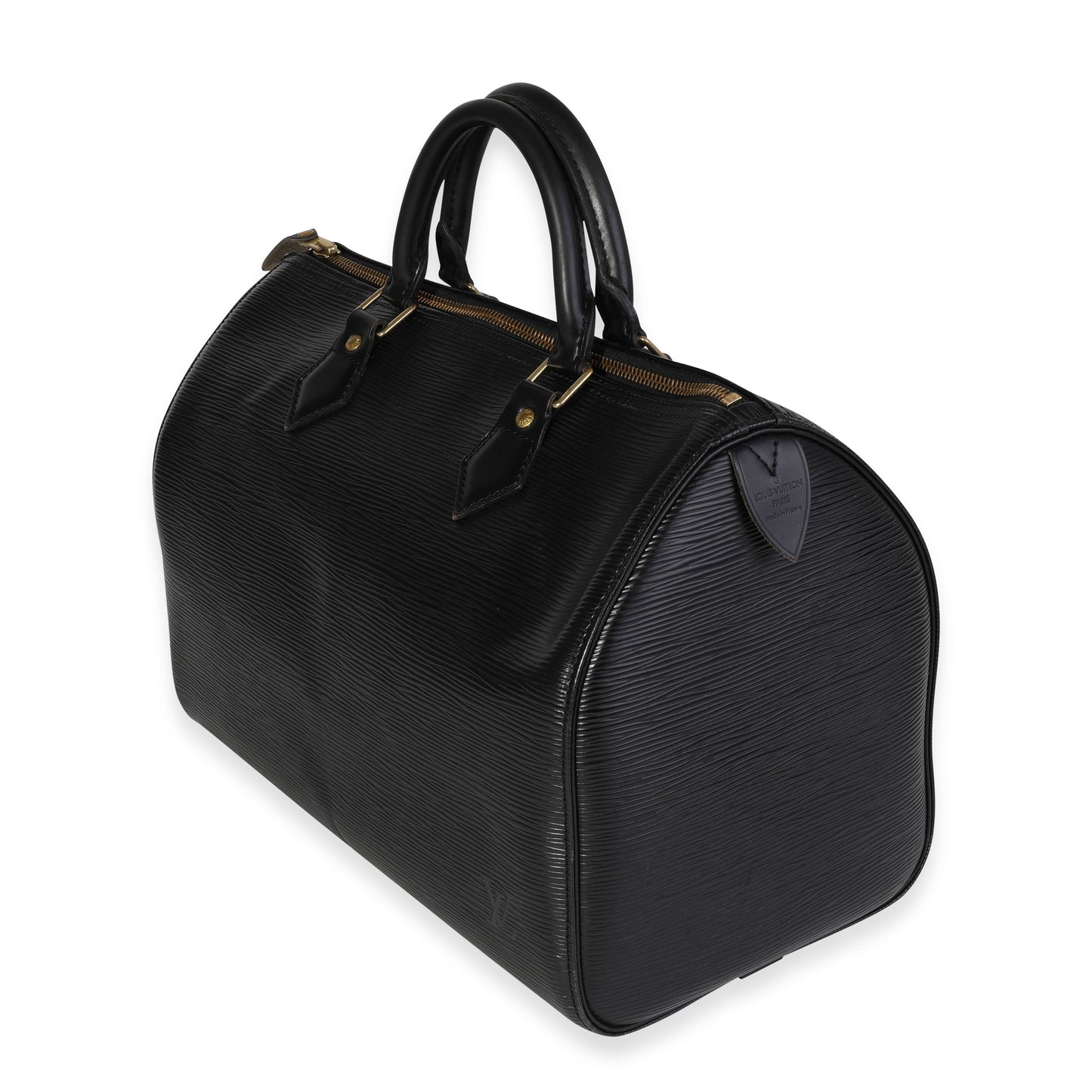 Louis Vuitton Epi Speedy 30 Leather Black Handbag