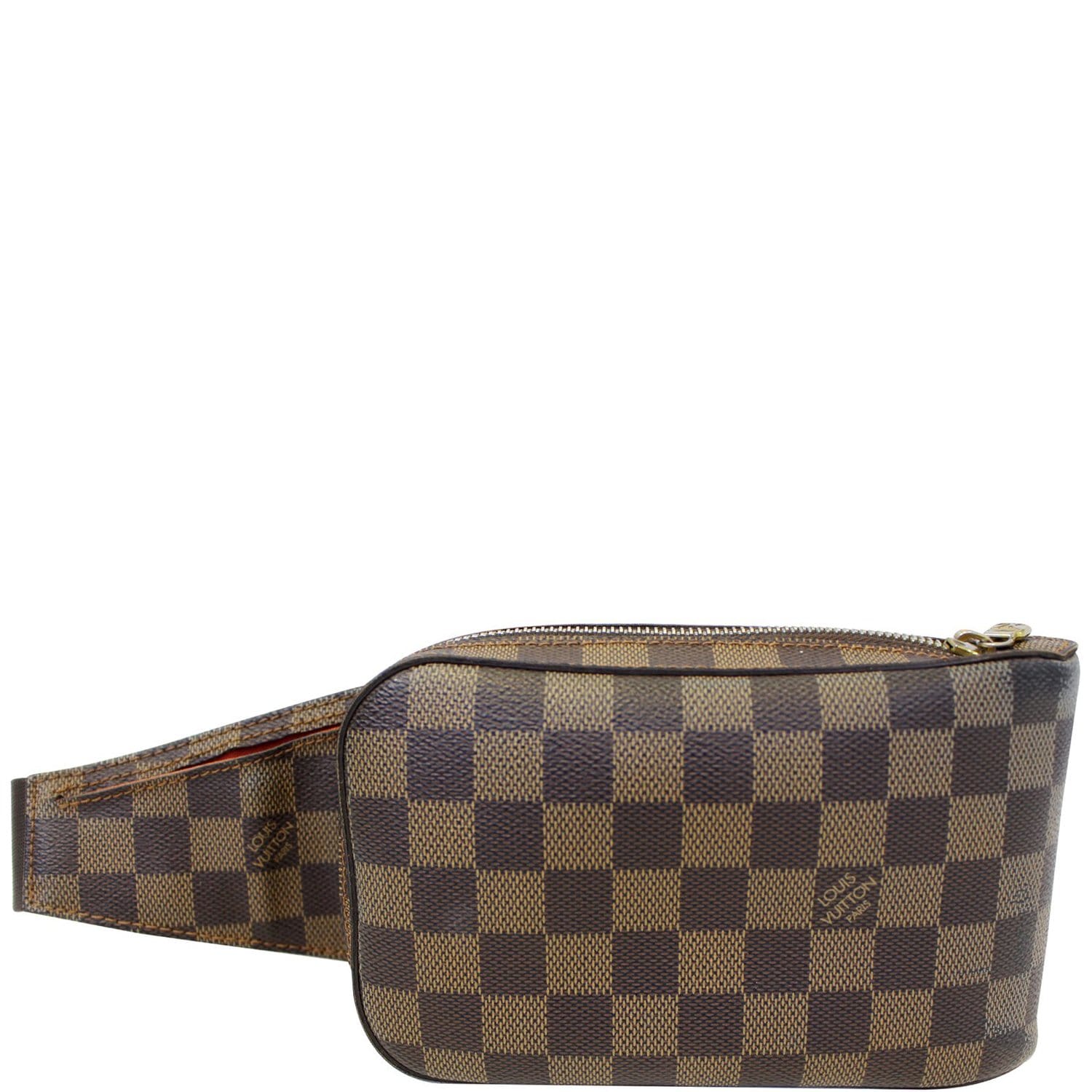 Louis Geronimos Damier Ebene Hip Bag Brown Crossbody Bag