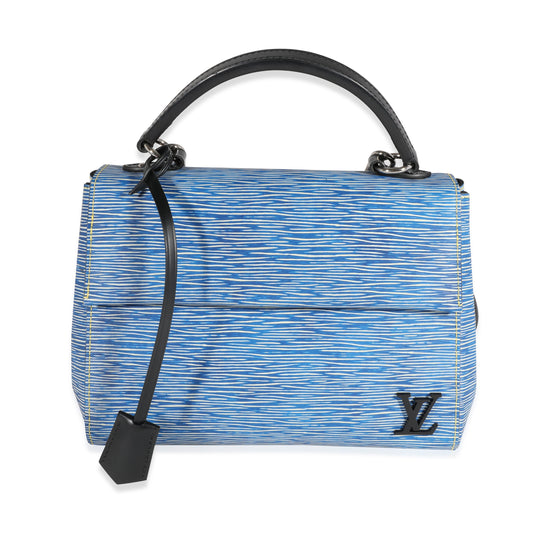 Louis Vuitton Epi Cluny BB Denim Blue Handbag