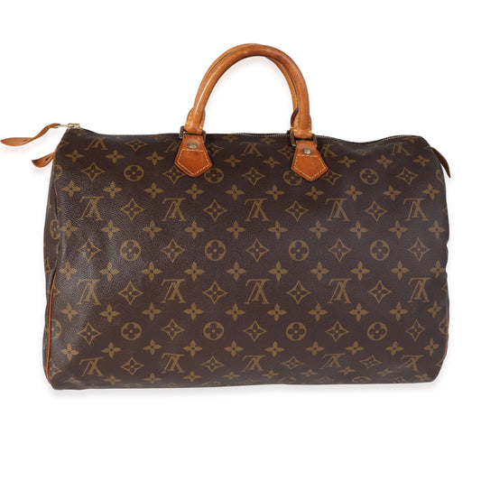 Louis Vuitton Speedy 40 Monogram Canvas Handbag 5