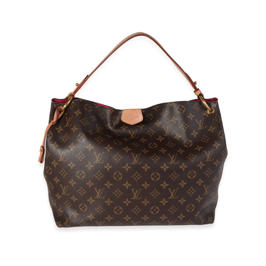 Louis Vuitton Graceful MM Monogram Canvas Handbag 8