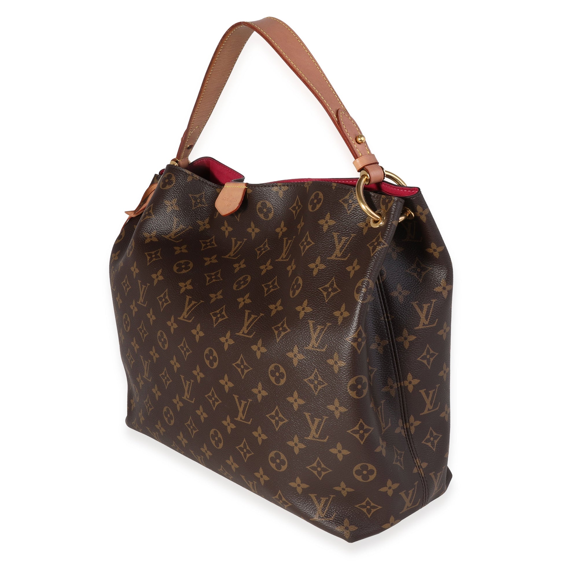 Louis Vuitton Graceful MM Monogram Canvas Handbag 8