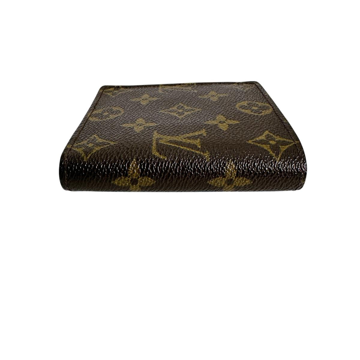 Louis Vuitton Bifold M61675 Portefeuille・Marco Monogram Canvas Brown Wallet Case