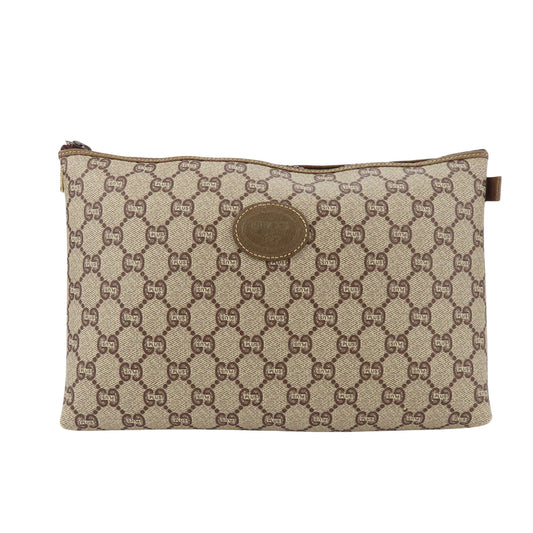 Gucci Clutch Bag Canvas Canvas 1372