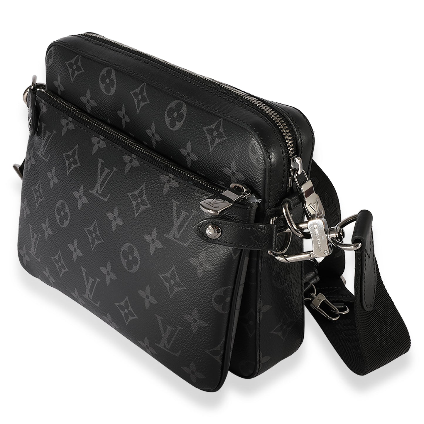 Louis Vuitton Eclipse Reverse Trio Messenger Monogram Crossbody Bag
