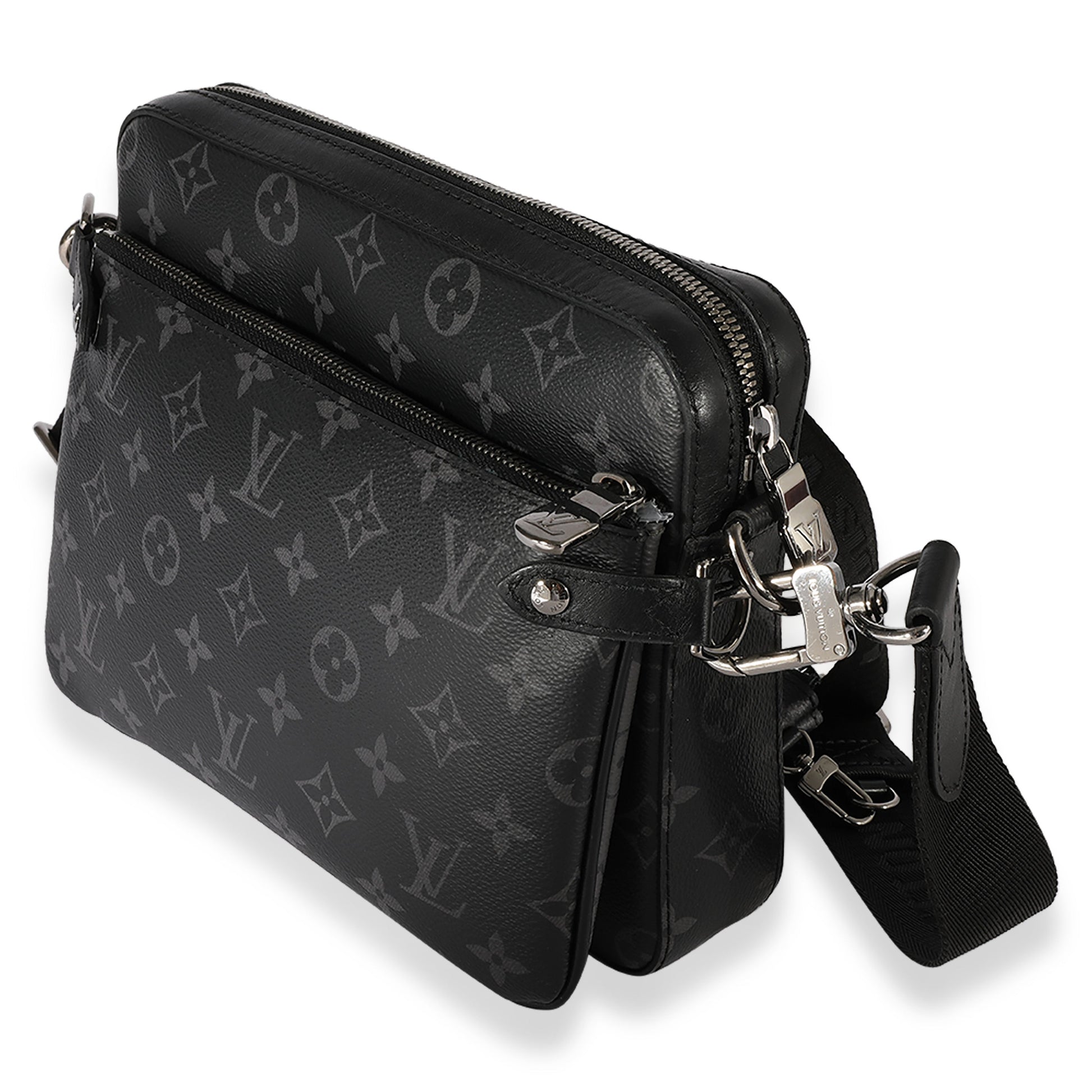 Louis Vuitton Eclipse Reverse Trio Messenger Monogram Crossbody Bag