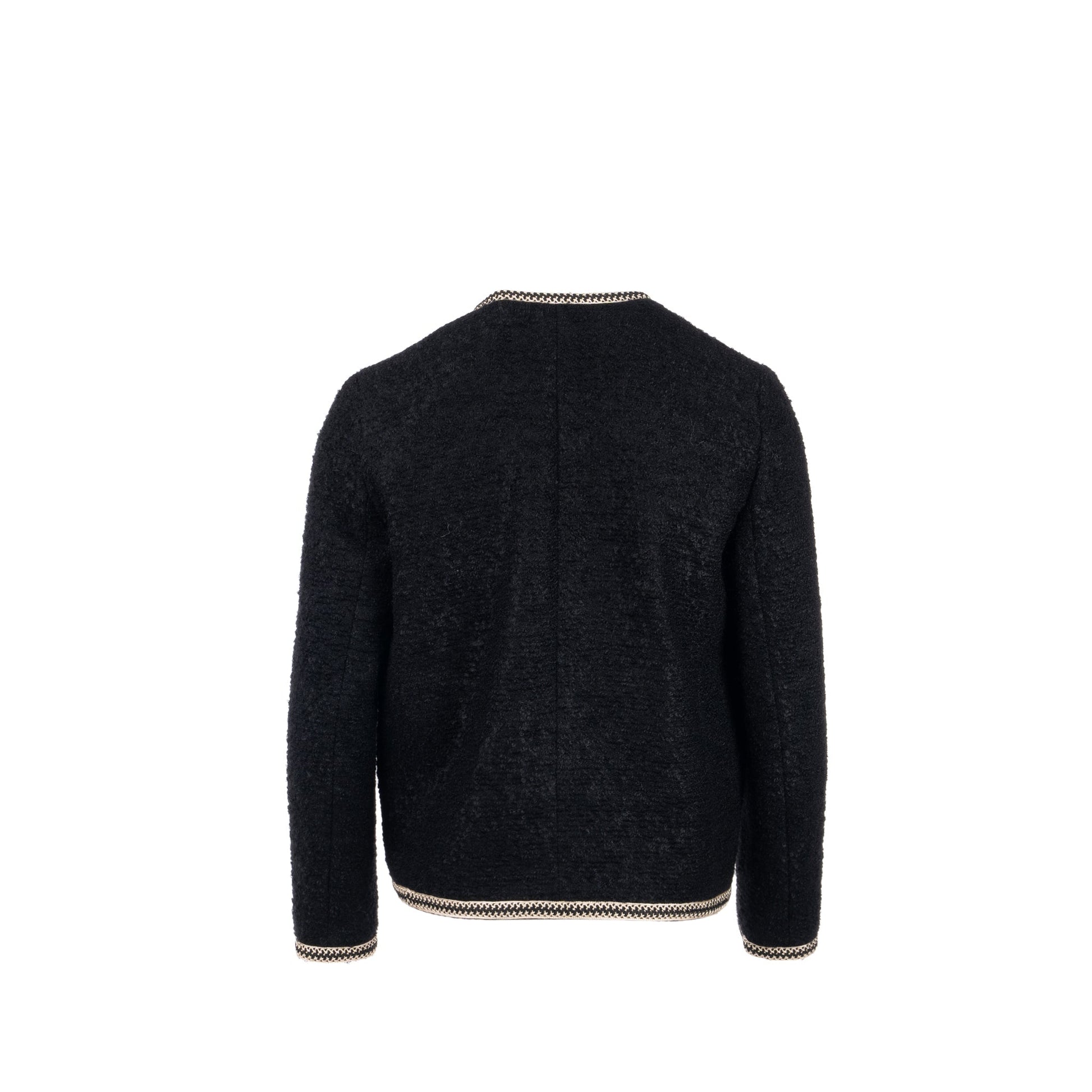 Celine Size Blazer Laine Mohair Handbag Black Travel Bag