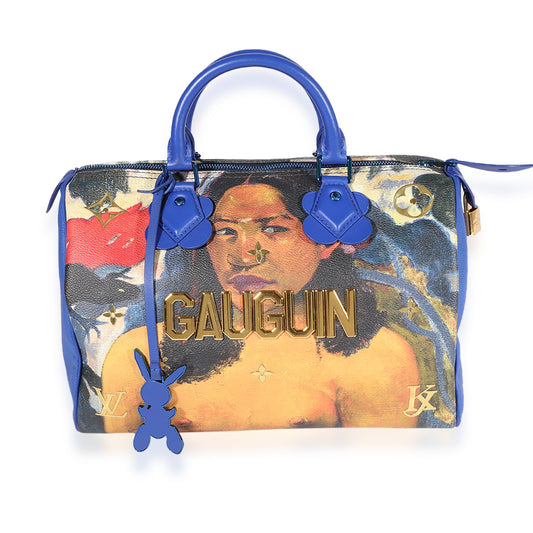 Louis Vuitton x Jeff Koons Masters Gauguin Speedy Handbag