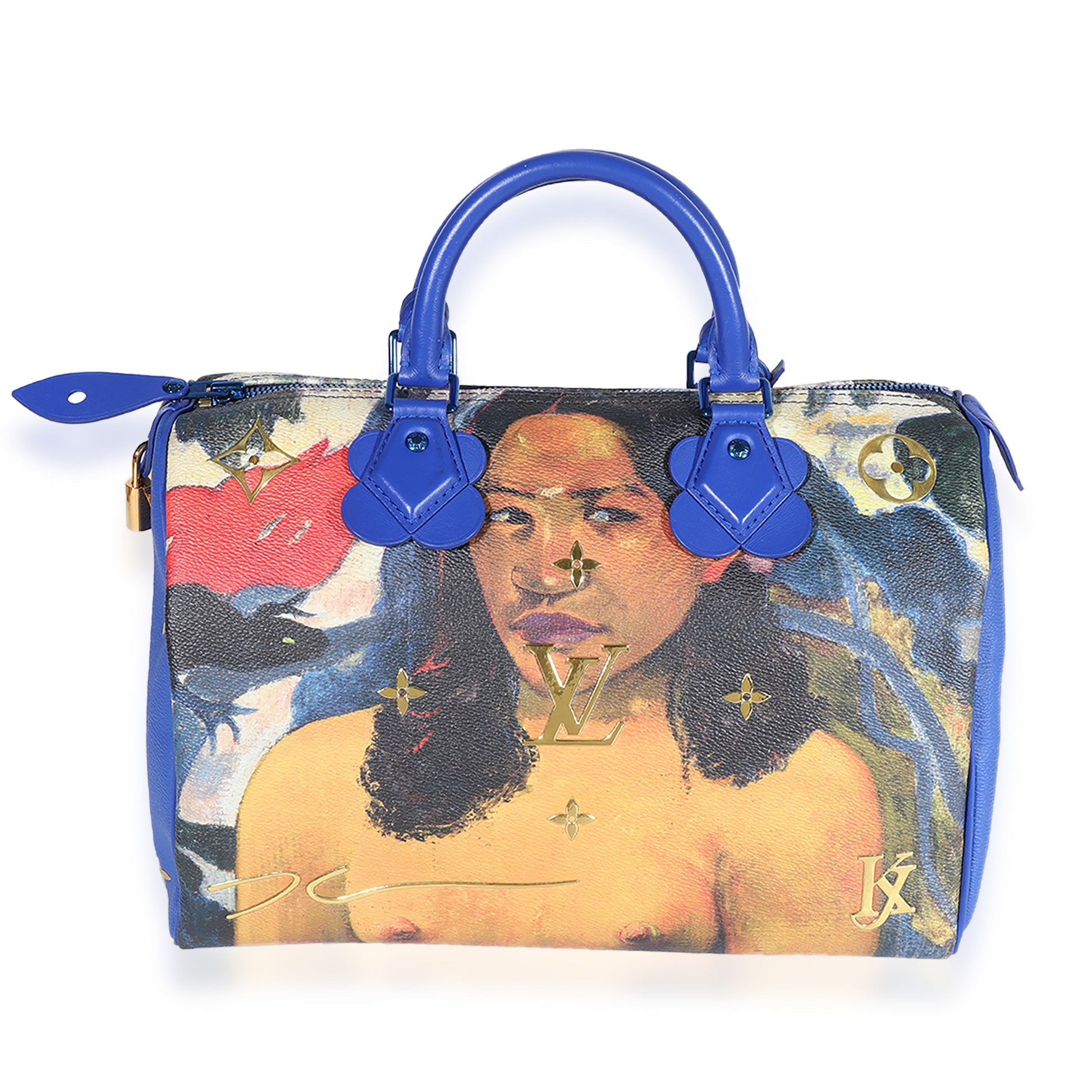 Louis Vuitton x Jeff Koons Masters Gauguin Speedy Handbag