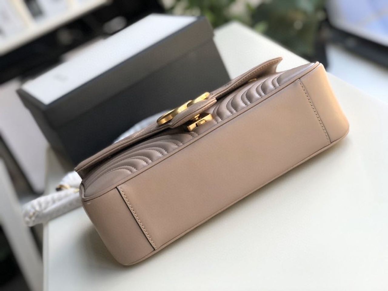 gg Marmont MatelassÃ© Dusty MatelassÃ© Pink Shoulder Bag