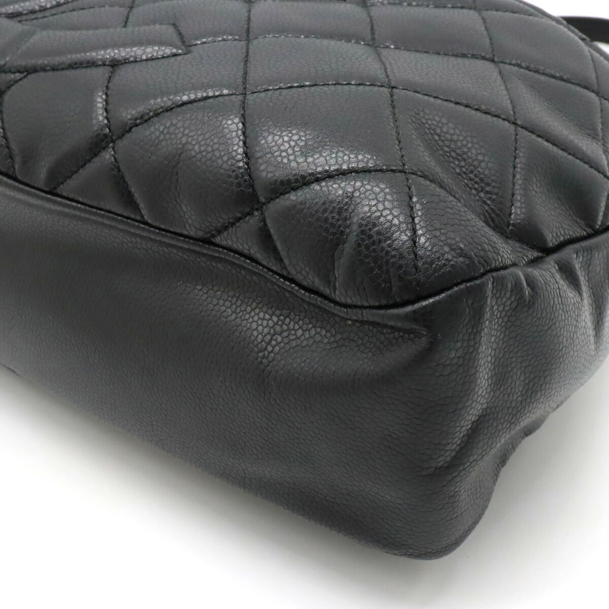 Chanel Caviar Skin Matelasse Coco Mark 2way Tote Bag