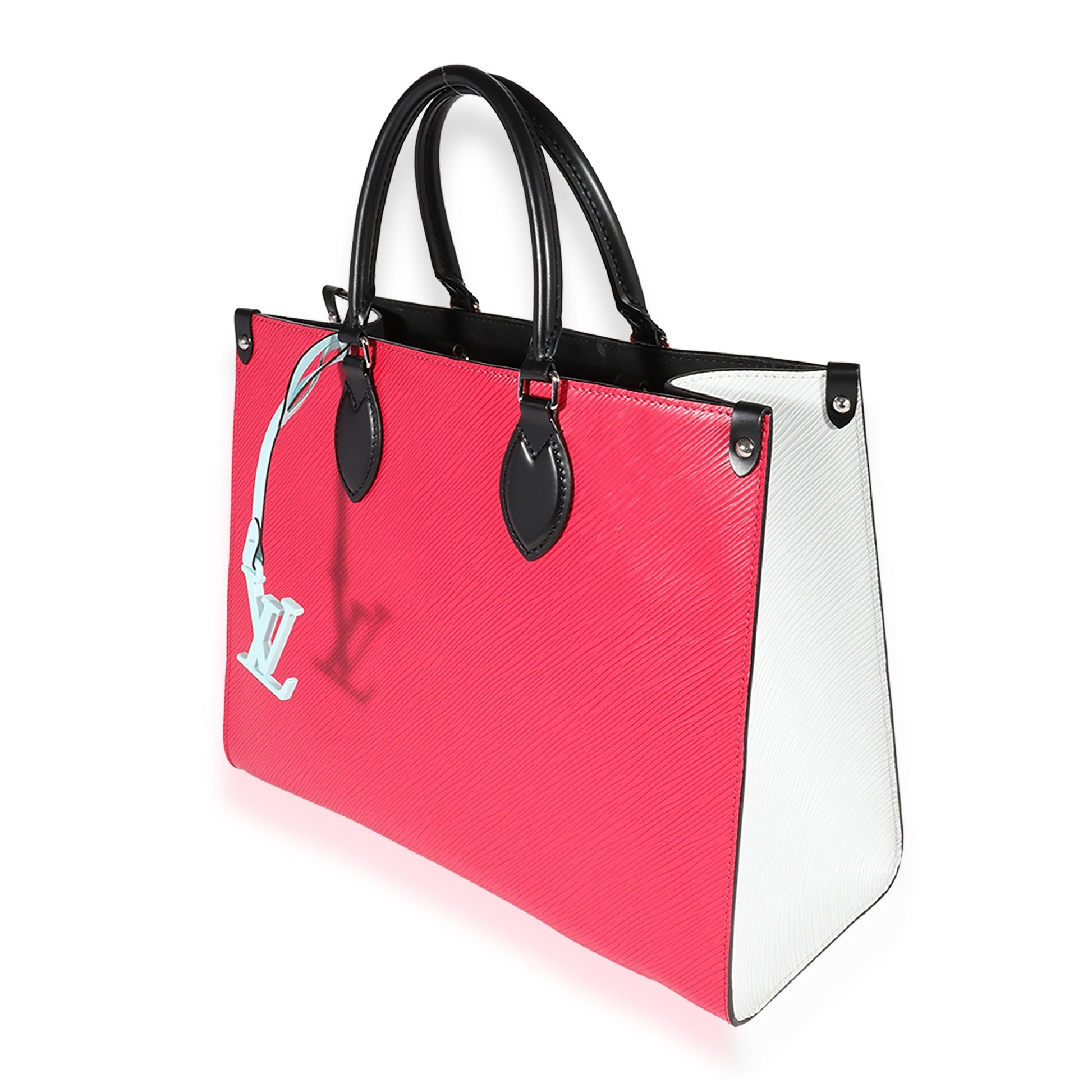 Louis Vuitton Grenade & Epi Onthego MM White Handbag
