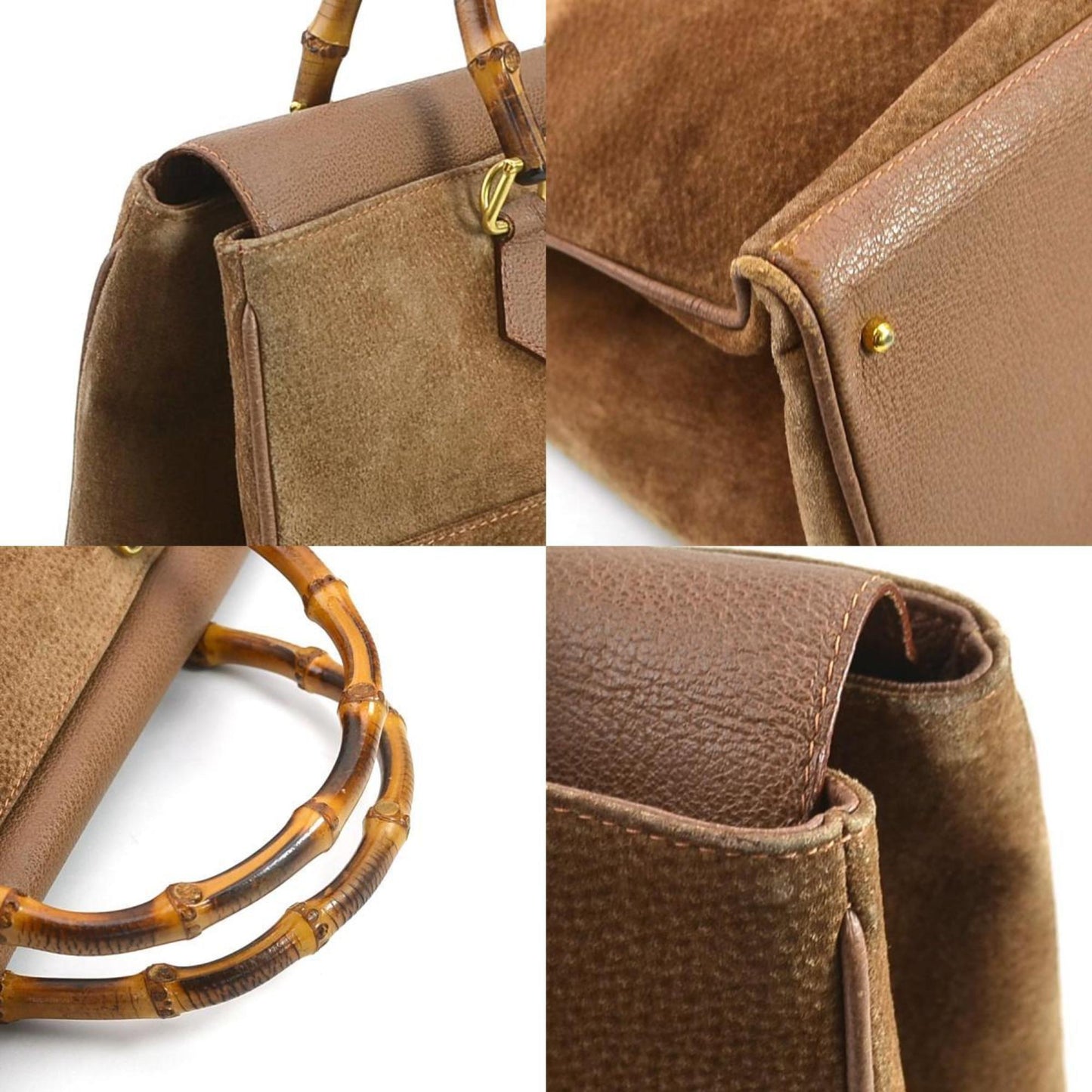 Gucci Bamboo Handbag Travel Bag Bamboo 841