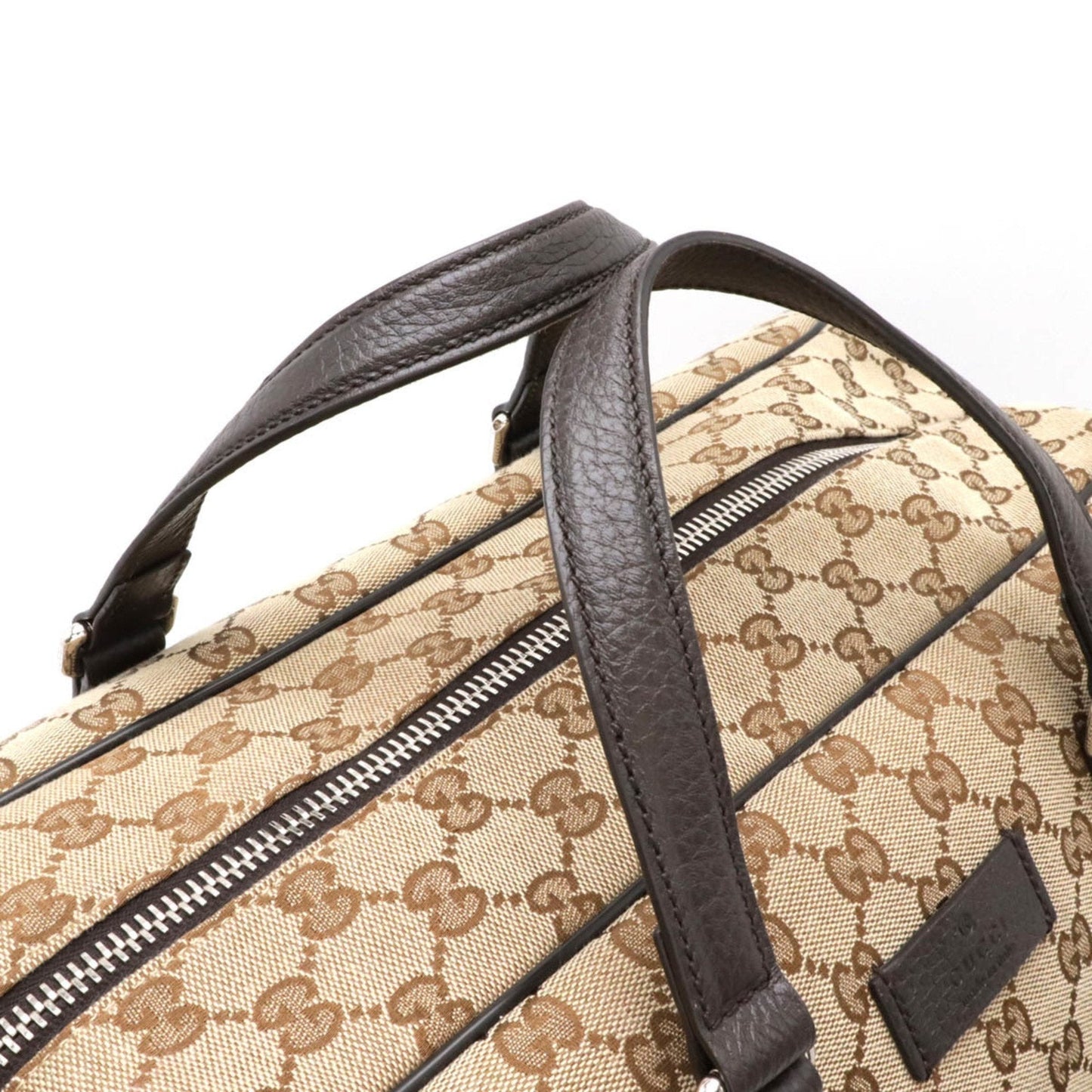 Gucci Travel Bag Canvas Canvas 1484