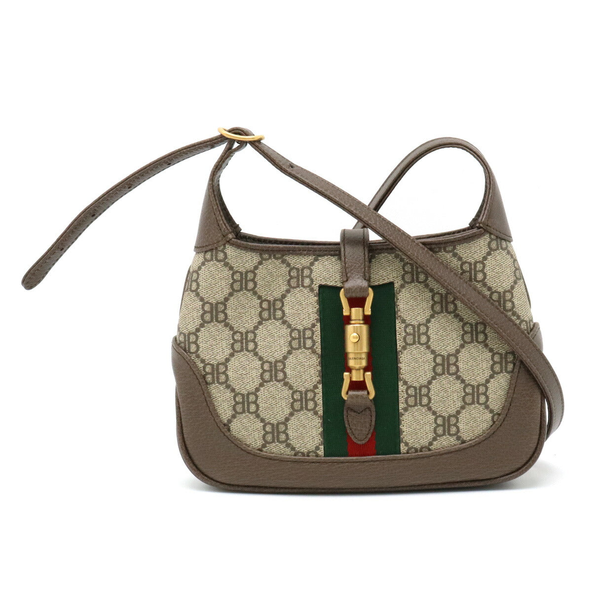 Gucci Balenciaga Pvc The Hacker Project Jackie 2Way Leather Shoulder Bag
