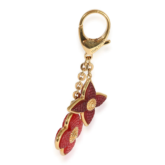 Louis Vuitton Tone & Resin Bijoux Charm Red Gold Handbag