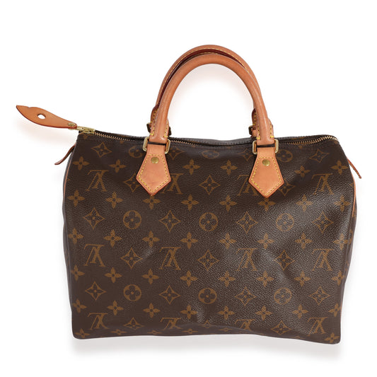 Louis Vuitton Speedy 30 Monogram Canvas Handbag 6