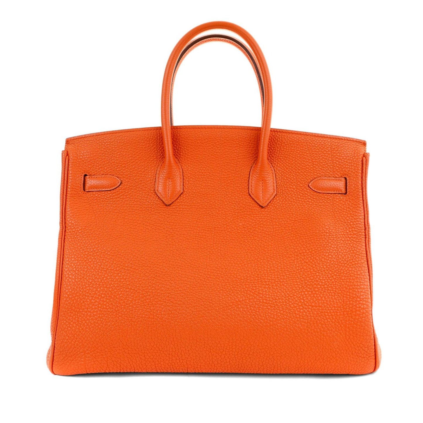 Hermes Luxury Cm Orange Togo Birkin W Hardware Gold Travel Bag