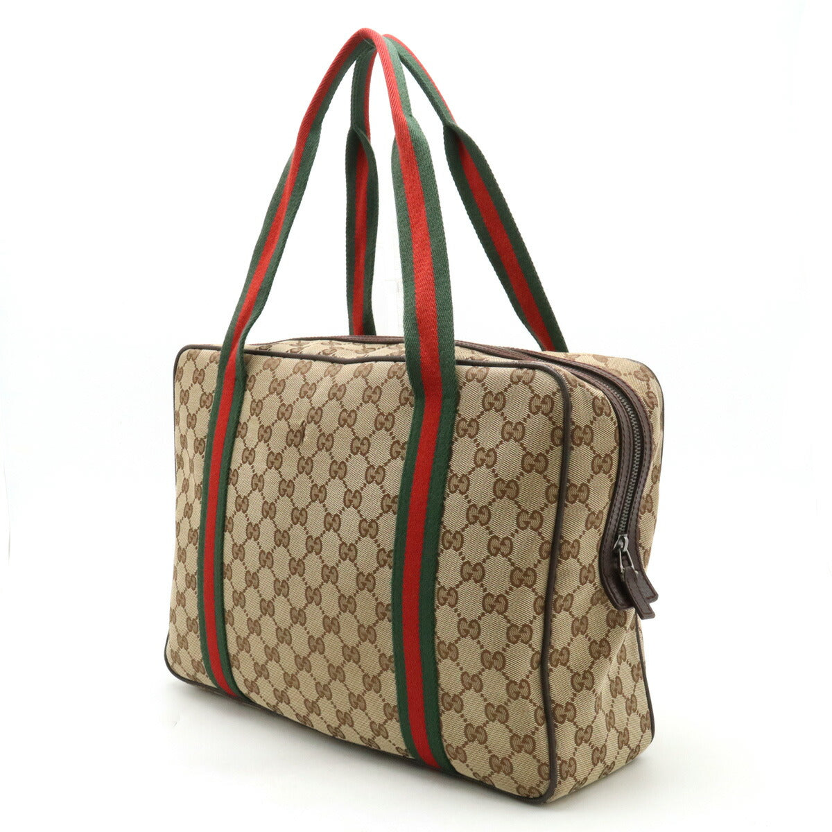 Gucci Shearling Line 2Way Tote Bag Canvas