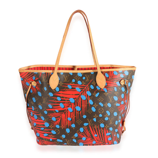 Louis Vuitton Jungle Dots Neverfull MM Monogram Tote Bag