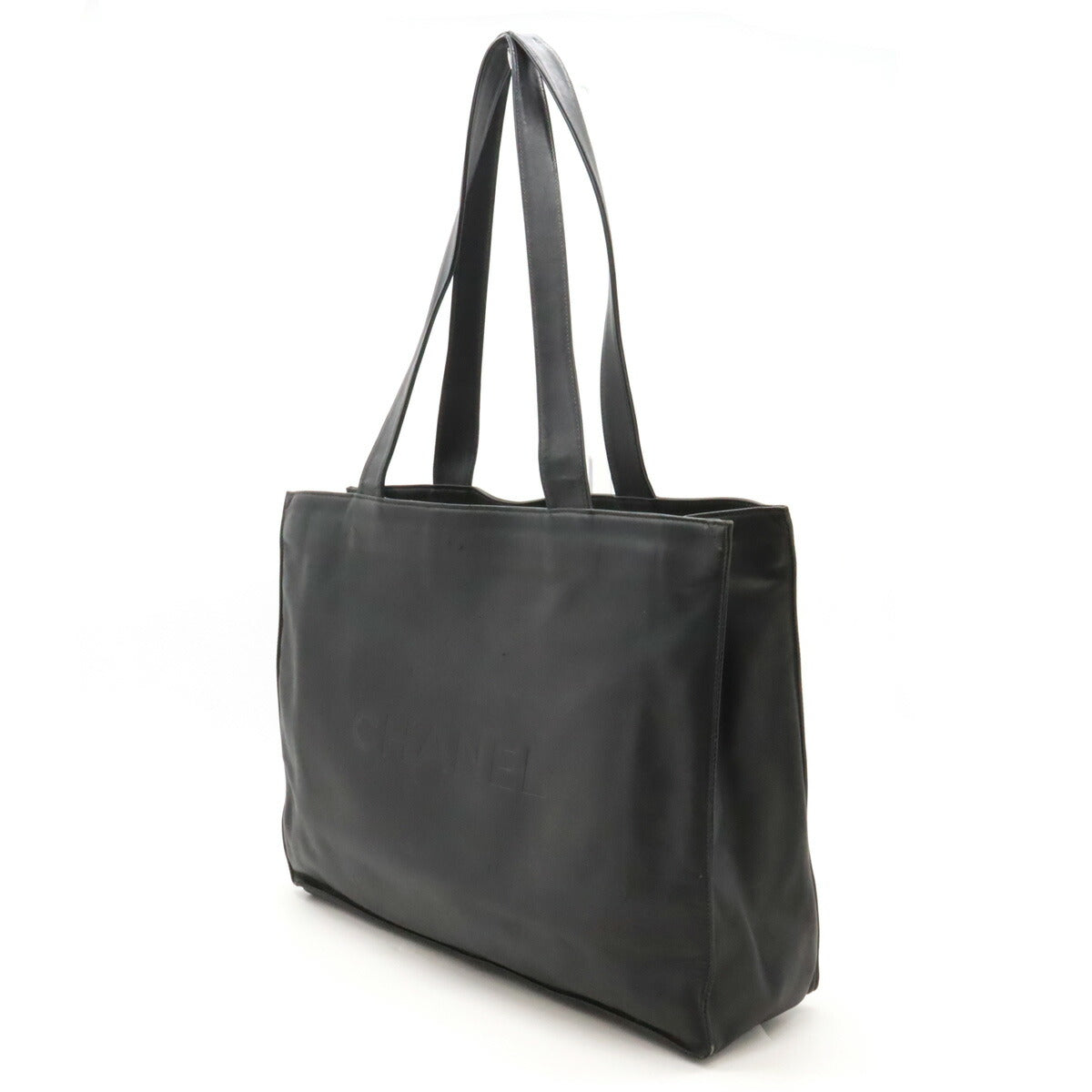 Calfskin Coco Mark 2way Tote Bag Logo