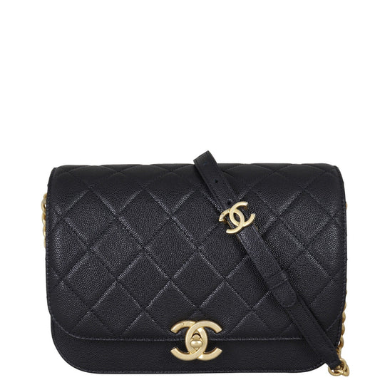 Chanel CC Messenger Bag Caviar Mini